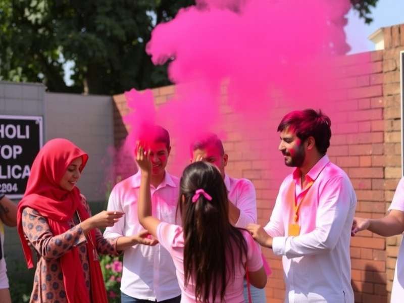 Holi Glee Getaway colorful festival celebration